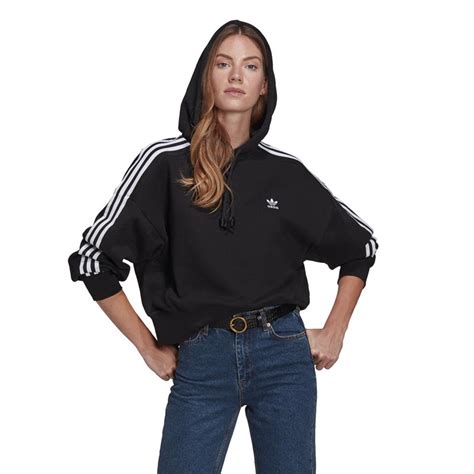 adidas hoody dames zwart|adidas women's black hoodie.